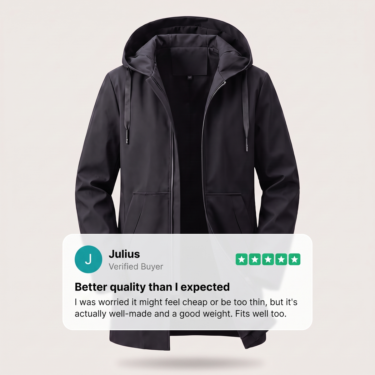 PERFORMANCE HOODED OUTDOOR JACKET