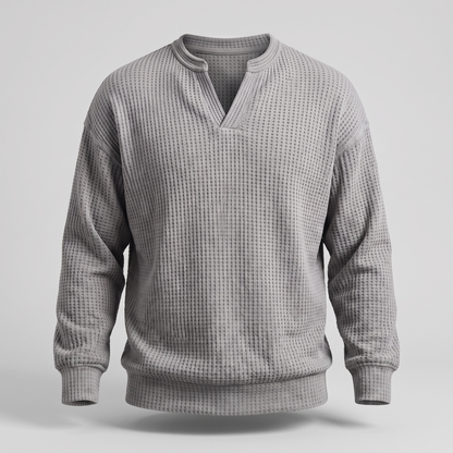 COSY LAYER WAFFLE TOP