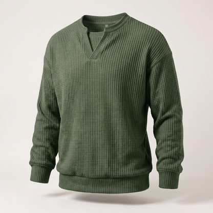 COSY LAYER WAFFLE TOP