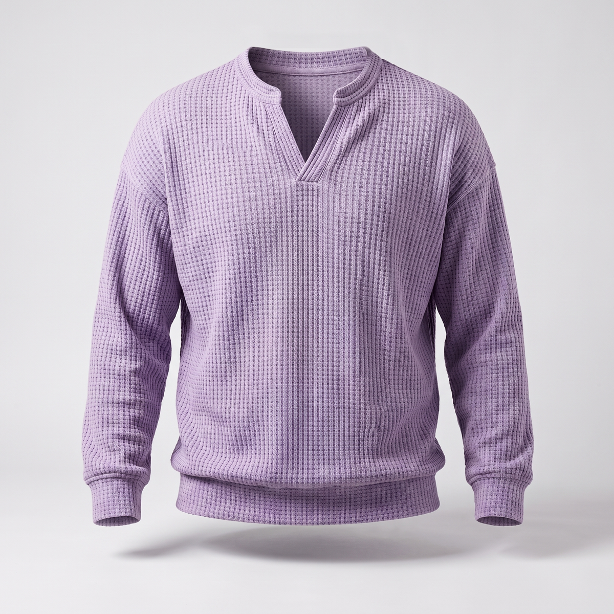 COSY LAYER WAFFLE TOP