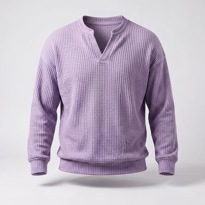 COSY LAYER WAFFLE TOP
