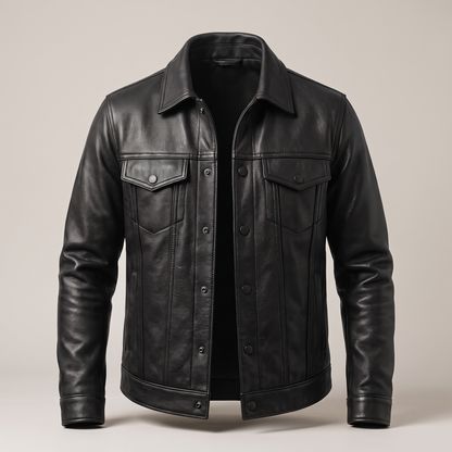 SIGNATURE LEATHER RIDER JACKET
