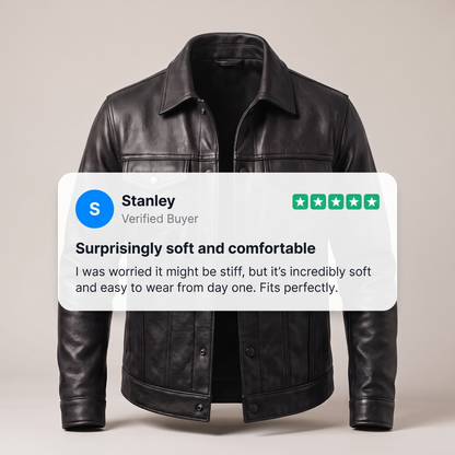SIGNATURE LEATHER RIDER JACKET