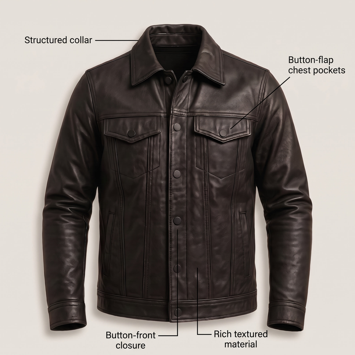SIGNATURE LEATHER RIDER JACKET