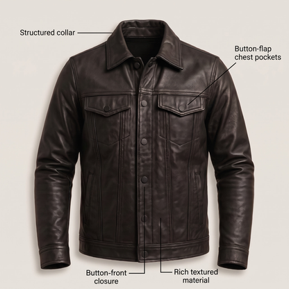SIGNATURE LEATHER RIDER JACKET