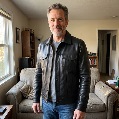 SIGNATURE LEATHER RIDER JACKET