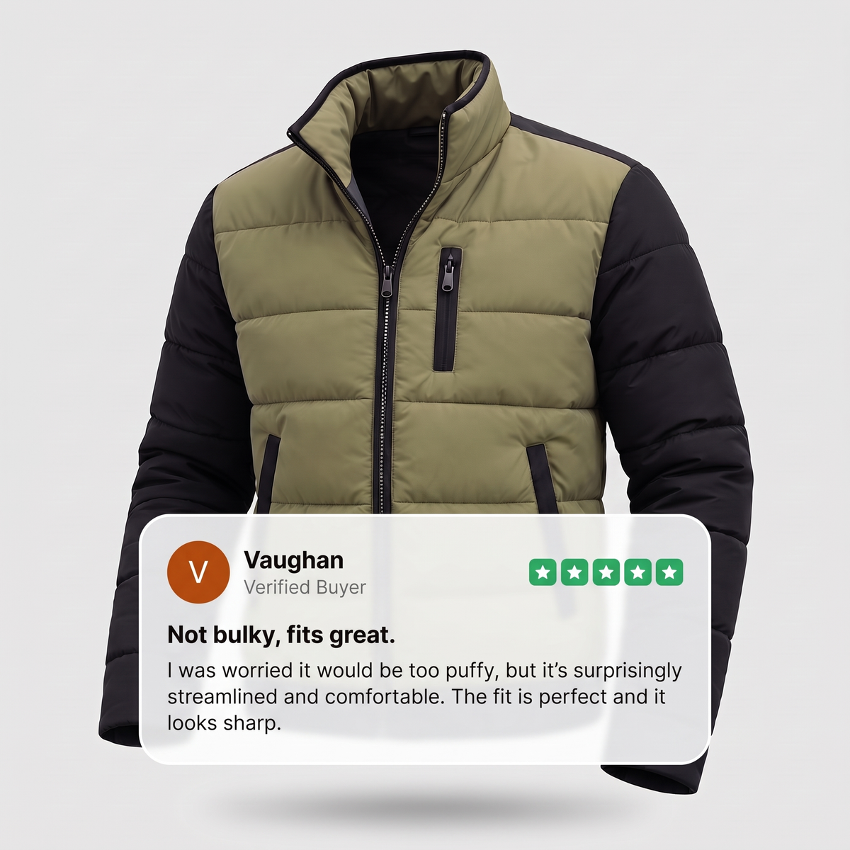 REFINED QUILTED LAYER JACKET