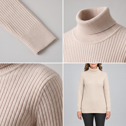 CHECK PANEL KNIT JUMPER
