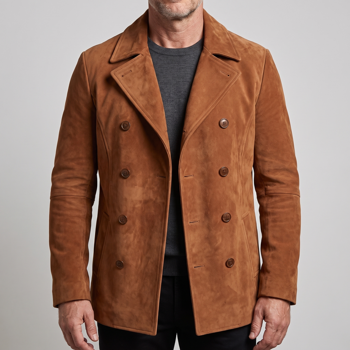 PREMIUM SUEDE TAILORED COAT