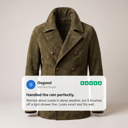 PREMIUM SUEDE TAILORED COAT