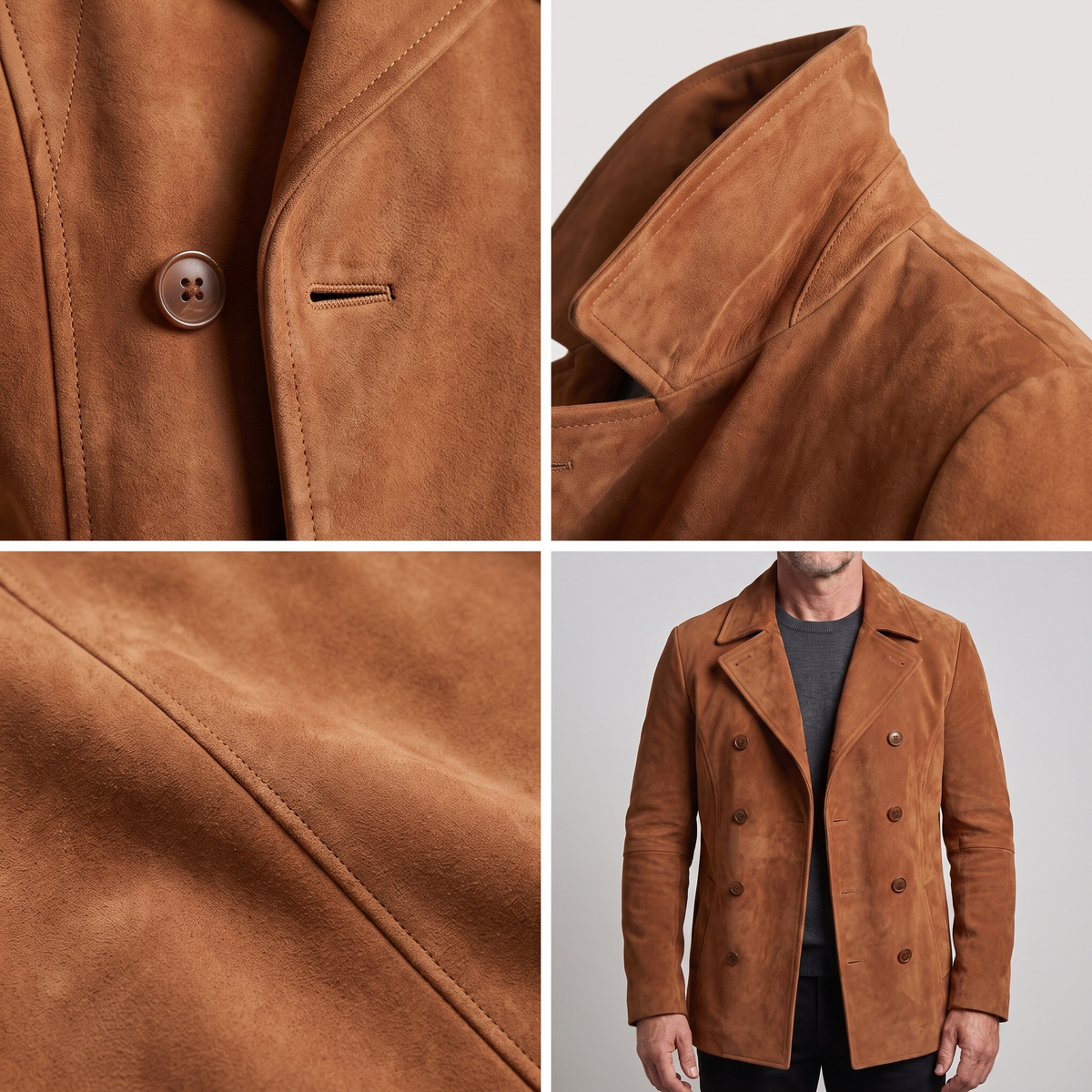PREMIUM SUEDE TAILORED COAT