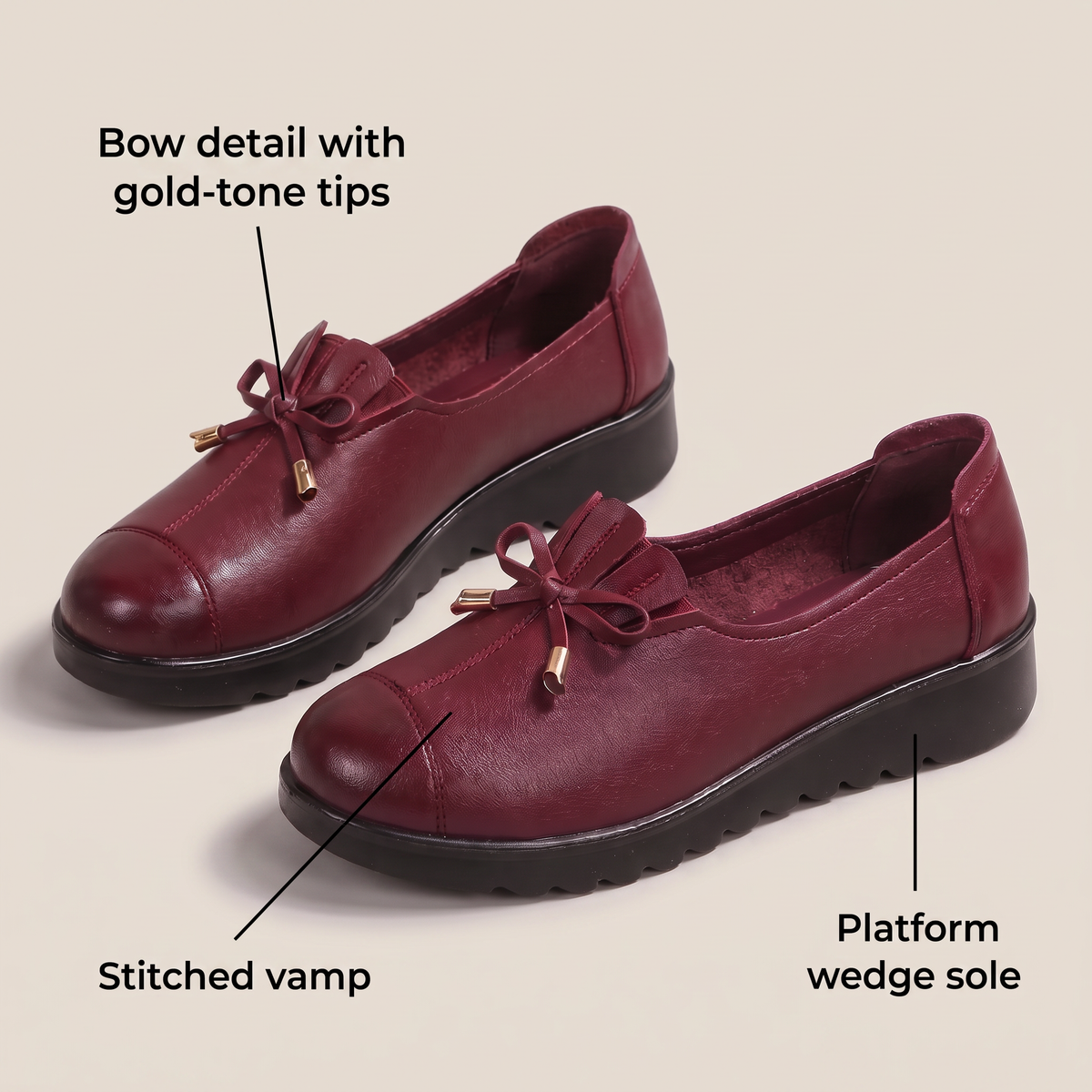 ELEGANT COMFORT LEATHER LOAFERS