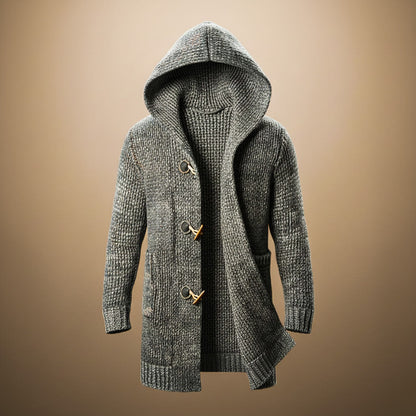 CORVIN WOOL KNIT HOODIE