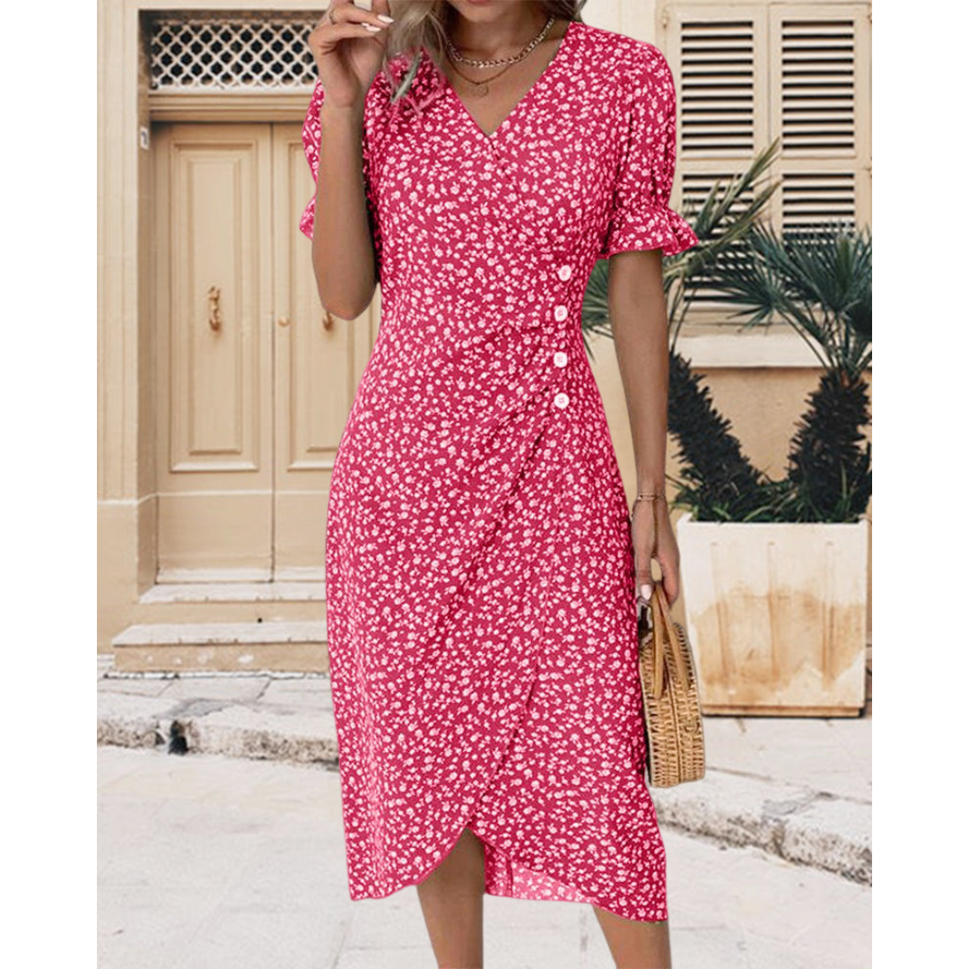 FLORENCE ELEGANT WRAP DRESS