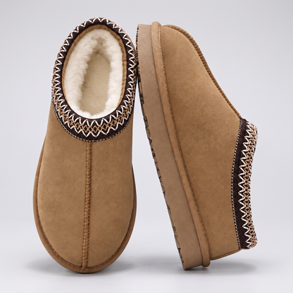 COSY FUR LINED WINTER SLIPPERS