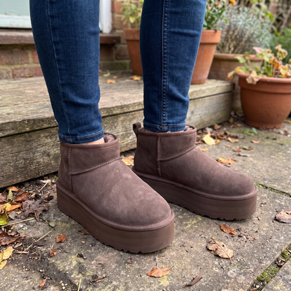 PREMIUM SHEARLING ANKLE BOOTS