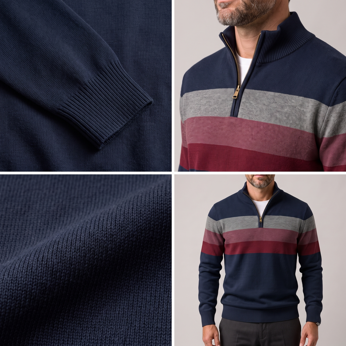 LORVEN STRIPE PULLOVER