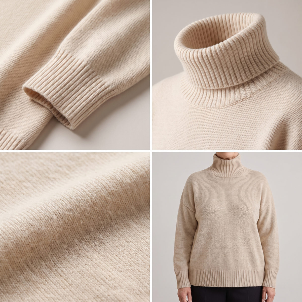 ISABELLA CASHMERE HIGH-NECK SWEATER