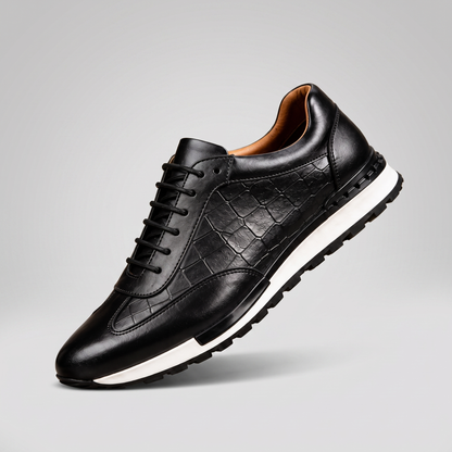 LORENZO LEATHER TRAINERS
