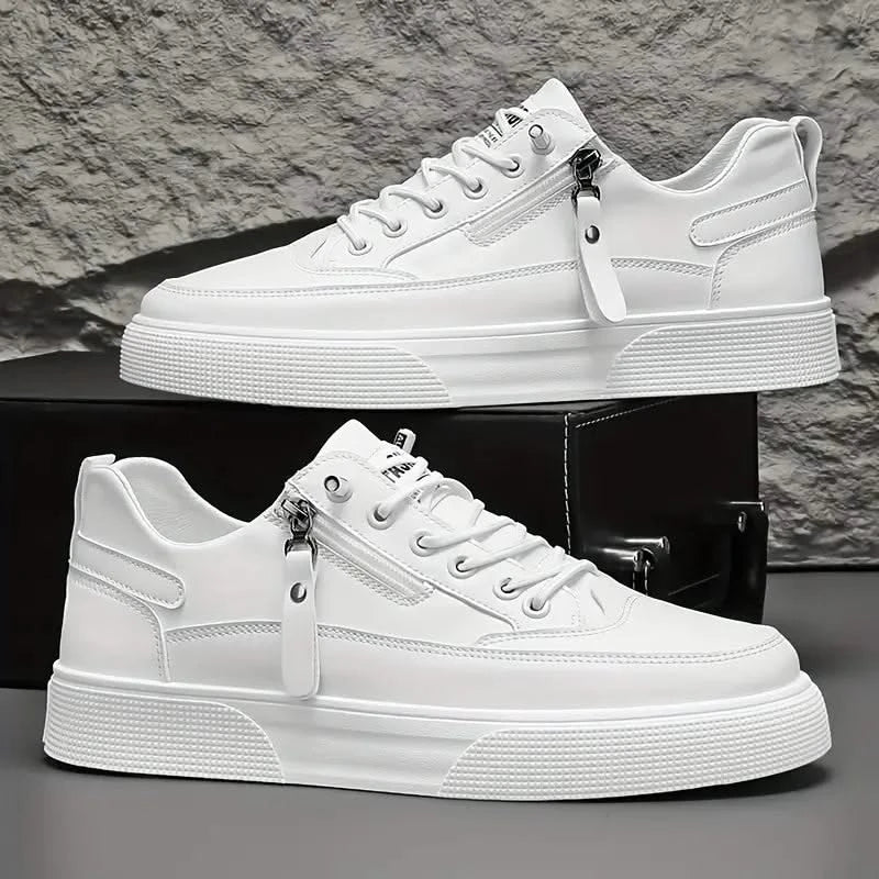 SORRENTO LEATHER TRAINERS