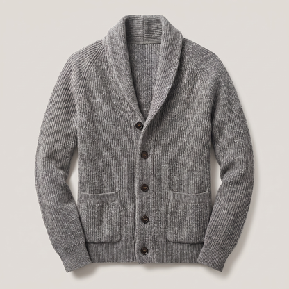 CLASSIC SHAWL COLLAR CARDIGAN