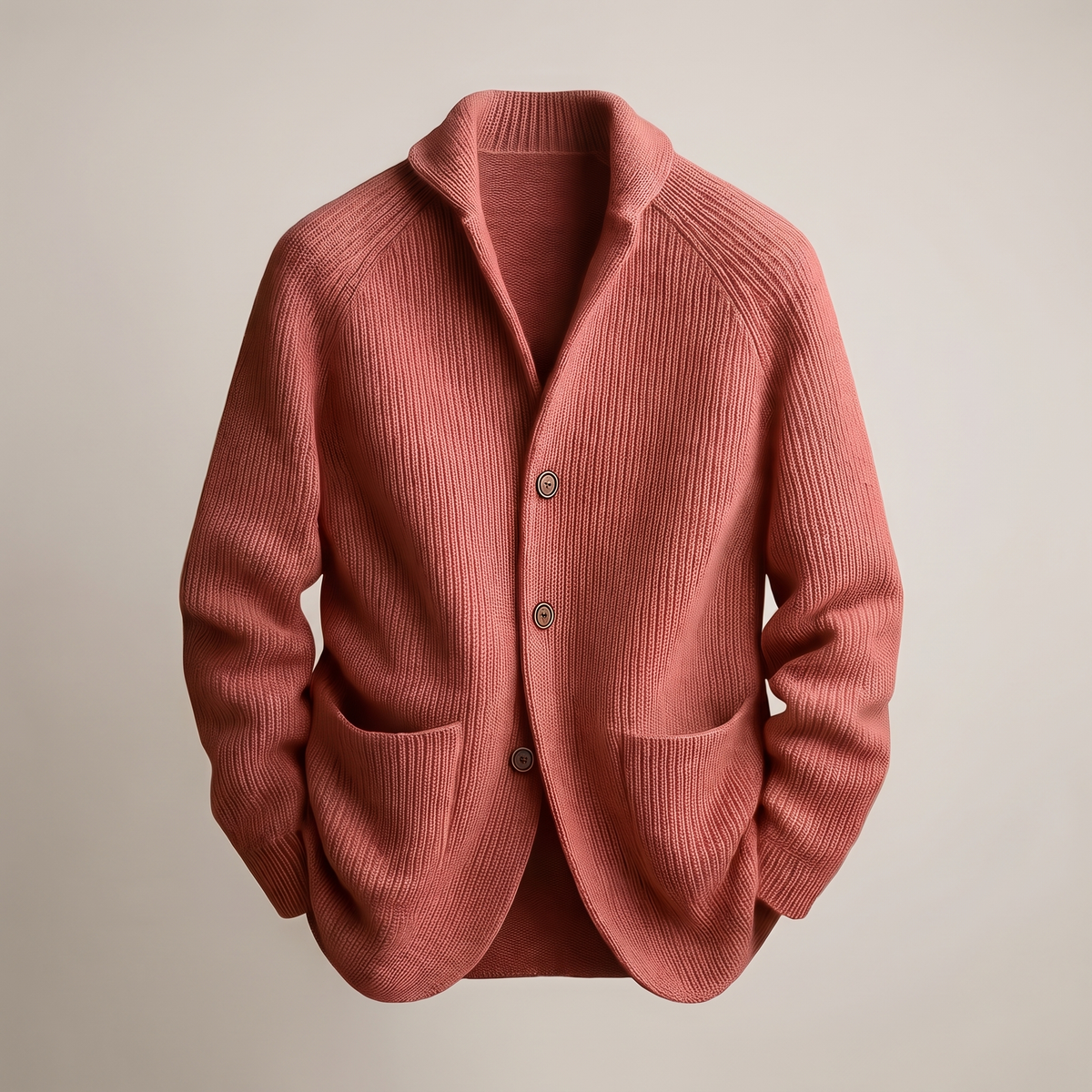 REFINED RIBBED KNIT BLAZER