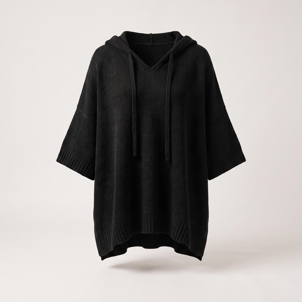SOFT DRAPE HOODED JUMPER