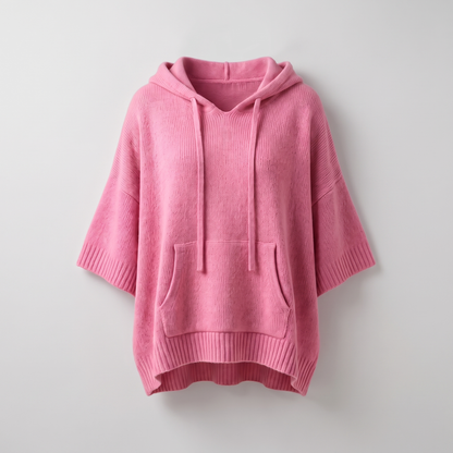 SOFT DRAPE HOODED JUMPER