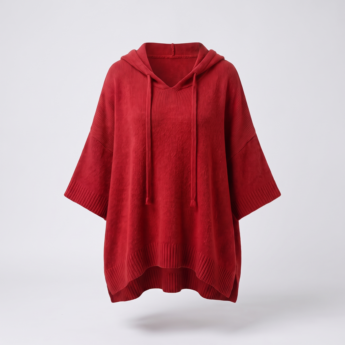 SOFT DRAPE HOODED JUMPER