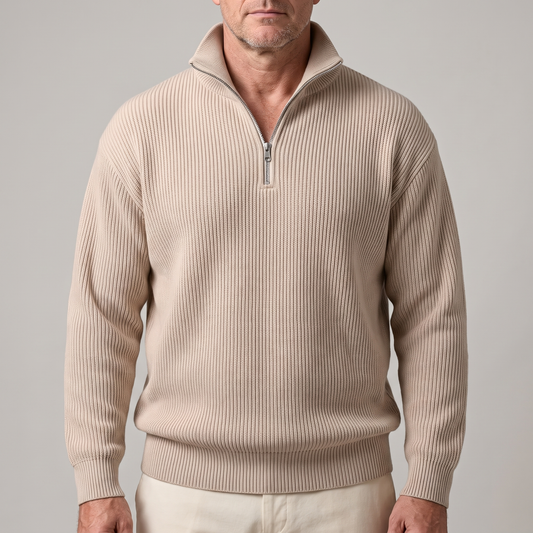 SMART CASUAL RIBBED JUMPER