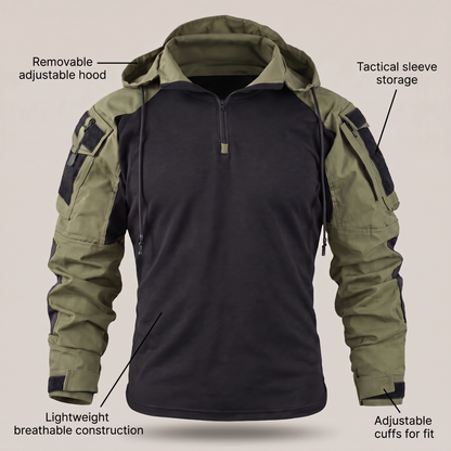 HEAVY-DUTY FIELD HOODED JACKET