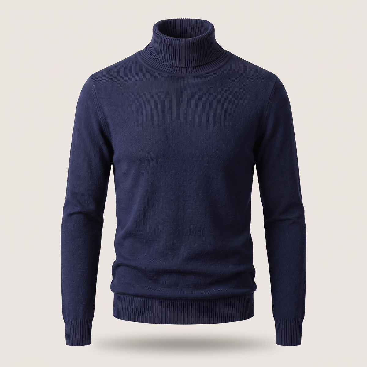 ELEGANT CASHMERE ROLL NECK KNIT