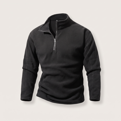 SMART STAND COLLAR SWEATSHIRT