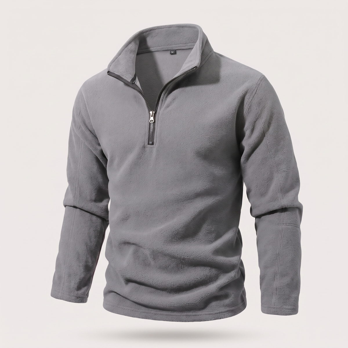 SMART STAND COLLAR SWEATSHIRT
