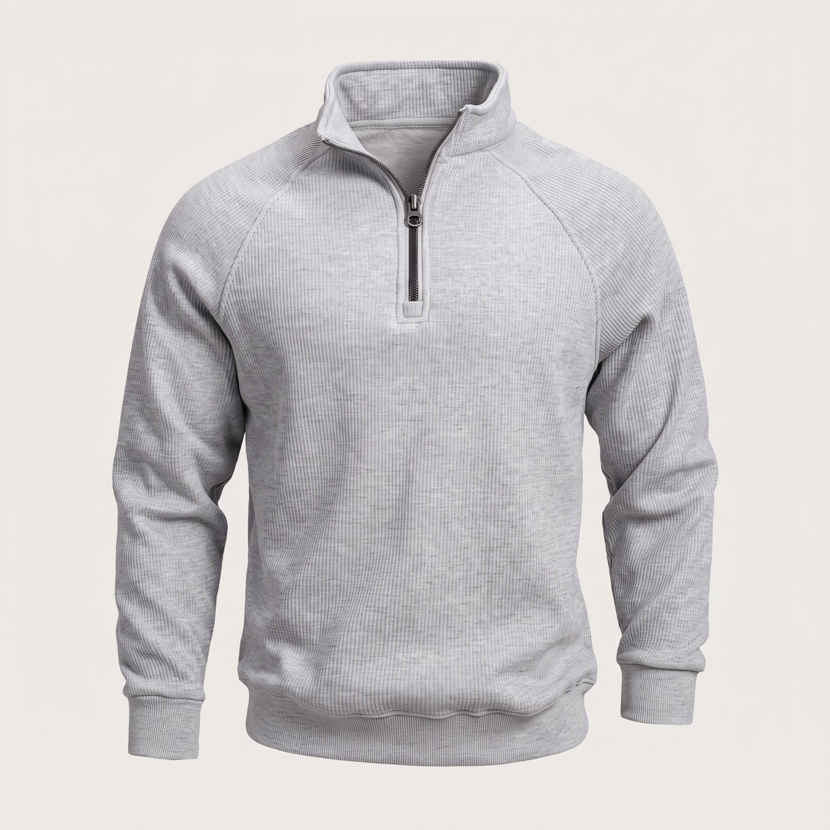 CLASSIC RIBBED HALF ZIP JUMPER