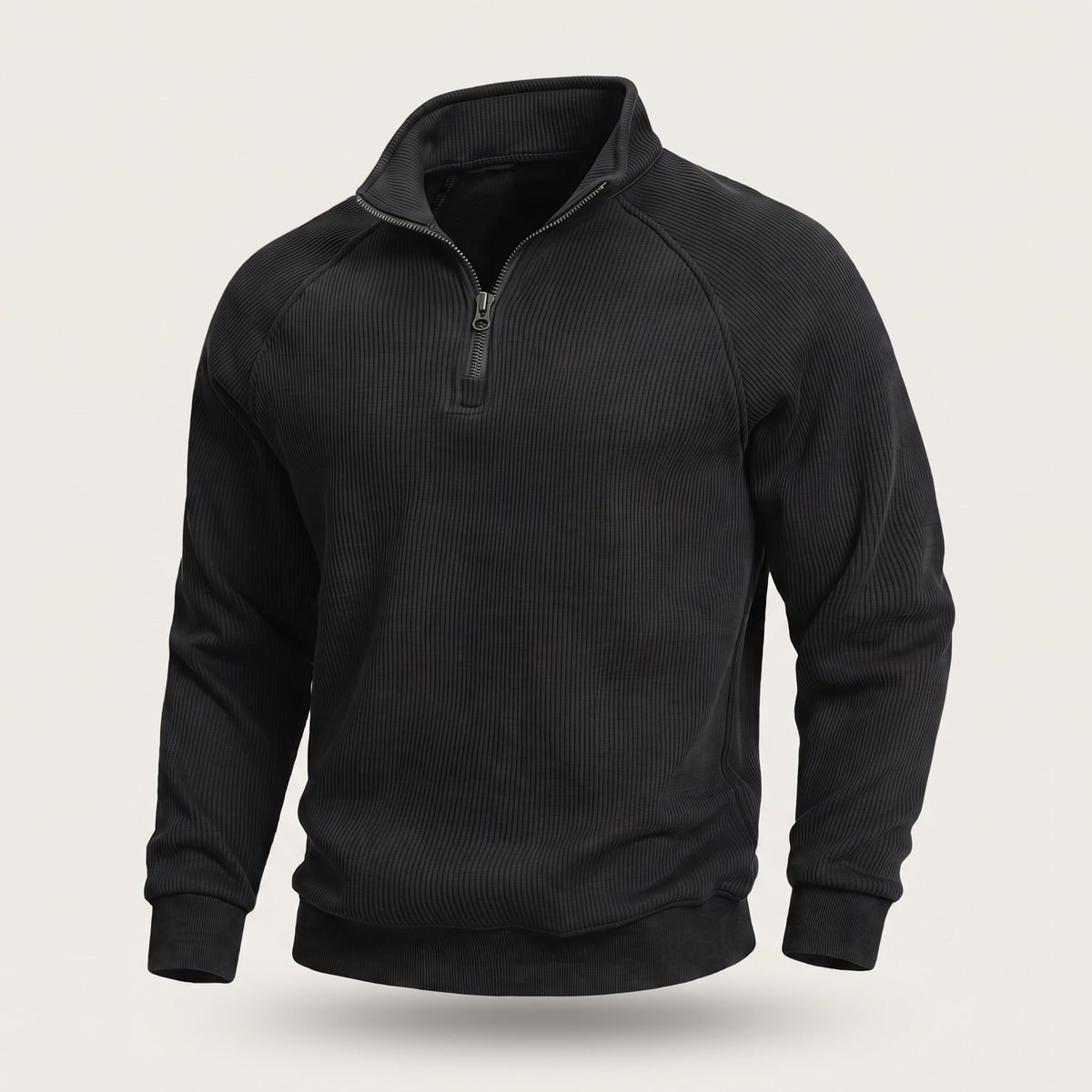 CLASSIC RIBBED HALF ZIP JUMPER