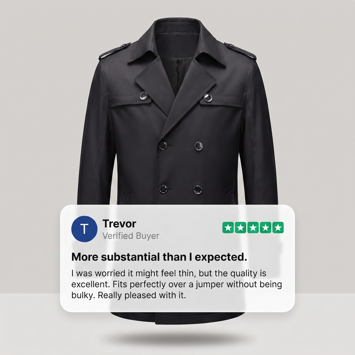MONTFORD DETACHABLE LINER TRENCH COAT