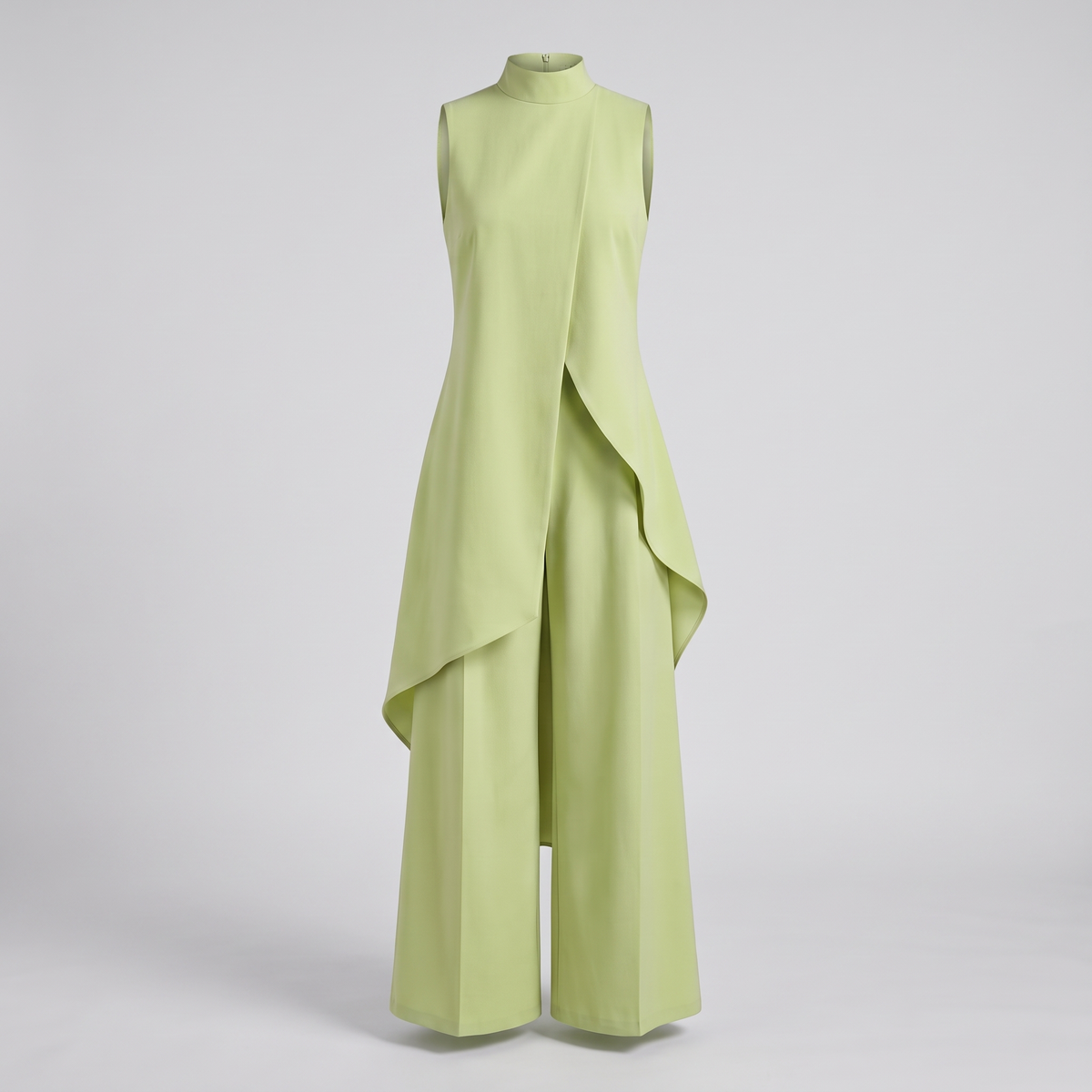 ELEGANT ASYMMETRIC WIDE LEG JUMPSUIT