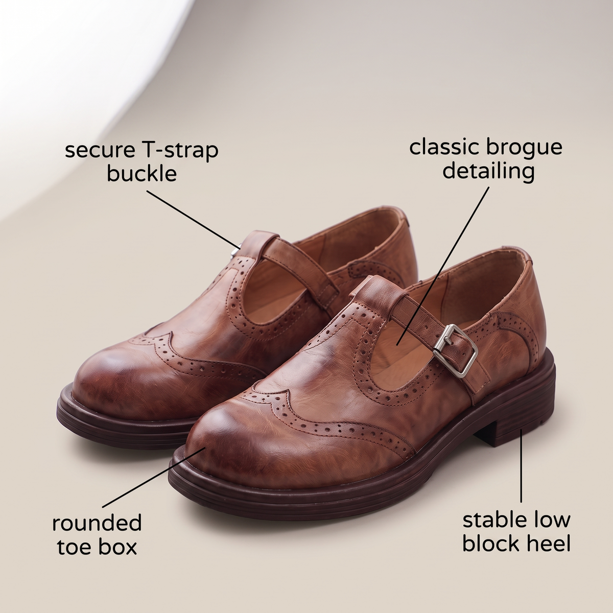 CLASSIC LEATHER BUCKLE LOAFERS