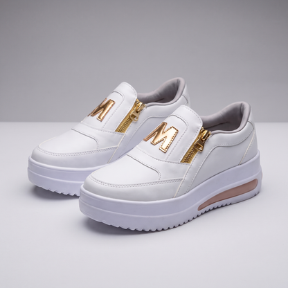 CUSHIONED SLIP ON TRAINERS