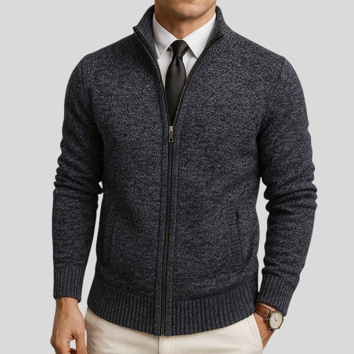 RAVINO ZIP-UP CARDIGAN – Olyndra London