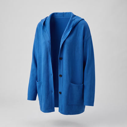 CLASSIC HOODED BUTTON COAT