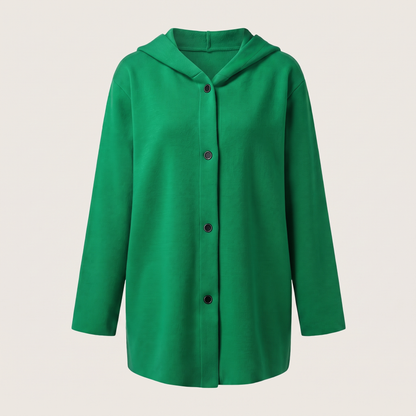 CLASSIC HOODED BUTTON COAT