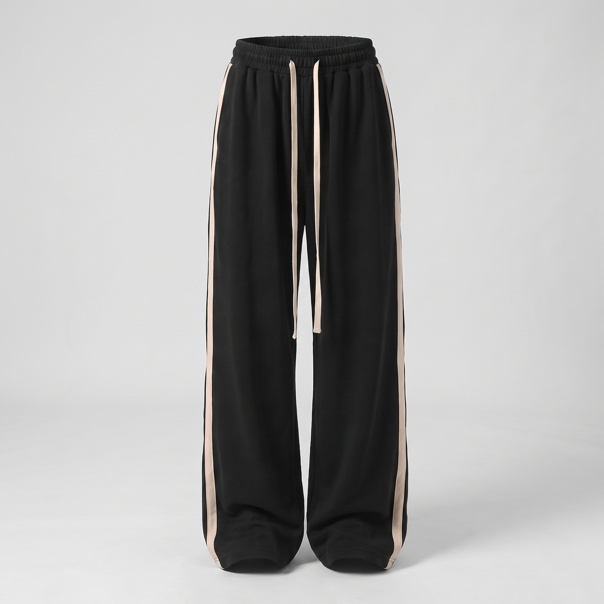 RELAXED WIDE LEG TRACK TROUSERS