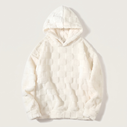 COSY WAFFLE KNIT HOODIE
