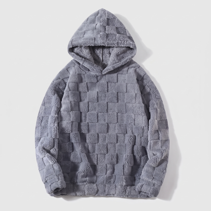 COSY WAFFLE KNIT HOODIE