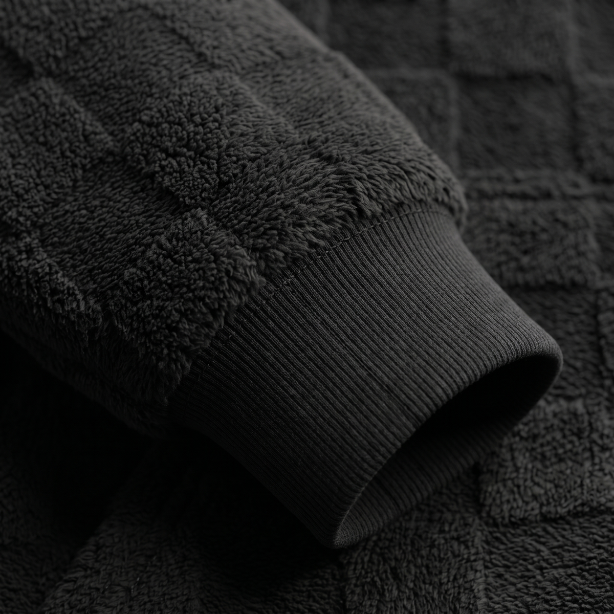 COSY WAFFLE KNIT HOODIE