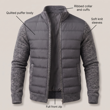 COSY TEXTURED PADDED JACKET