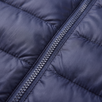 SLIMLINE HOODED PUFFER JACKET
