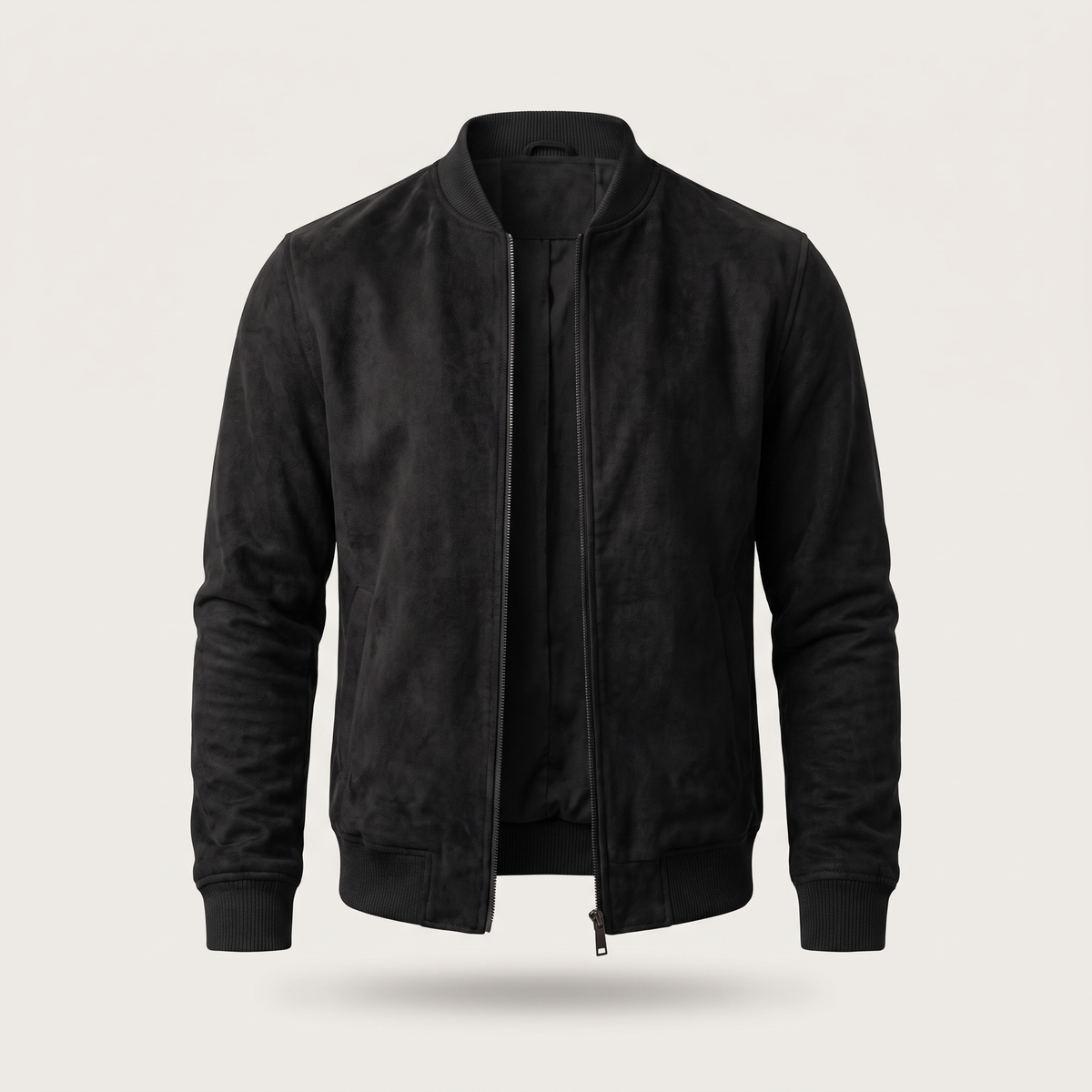 CLASSIC SUEDE ZIP BOMBER